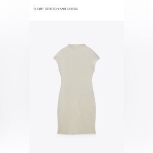 ZARA Short Stretch Knit Dress